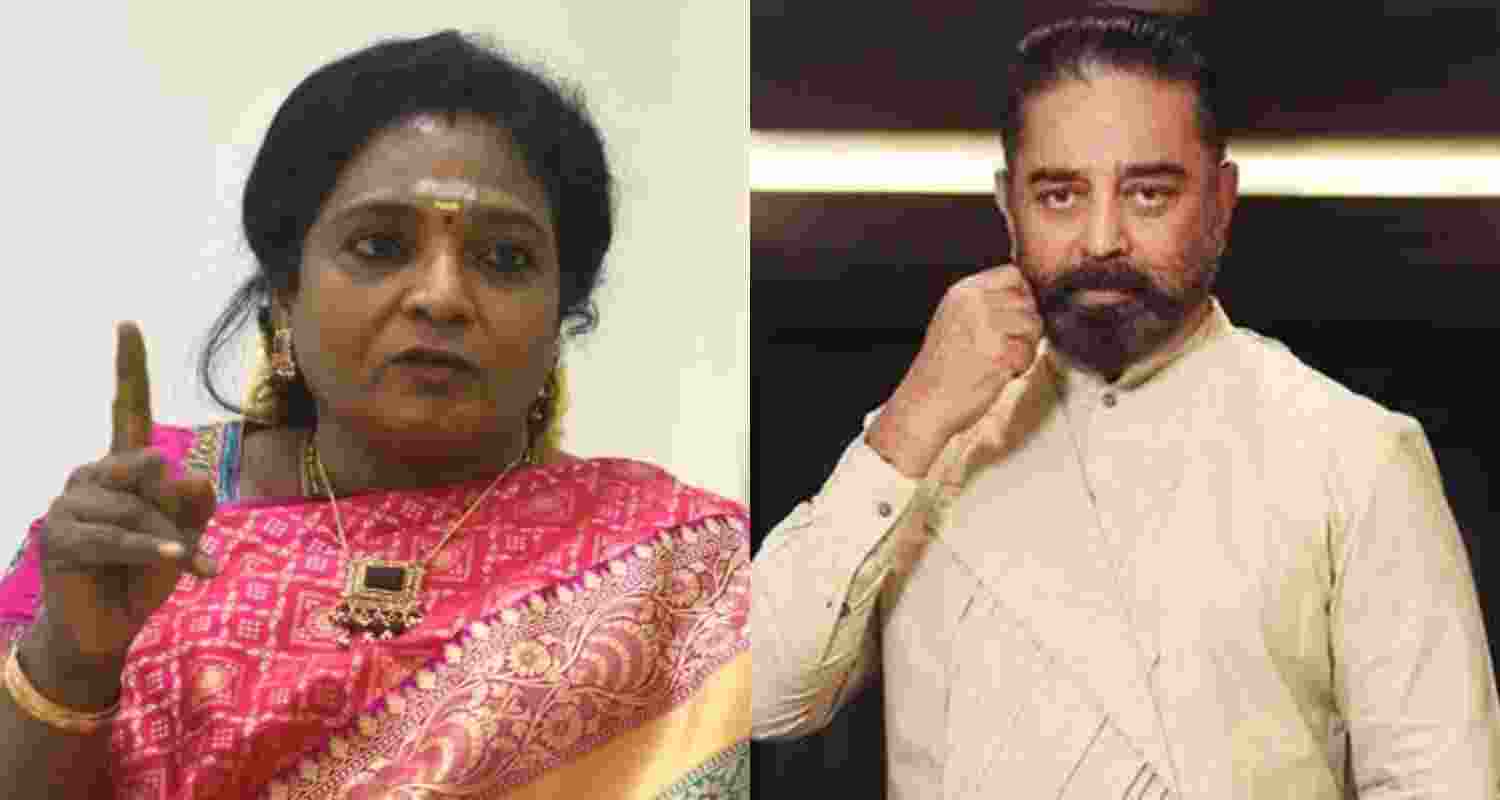 Tamilisai slams Haasan for not making films in Tamil Tamilisai slams Haasan for not making films in Tamil