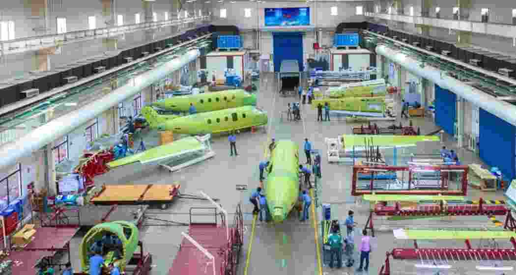 Tata Advanced Systems Ltd's (TASL) Tata Aircraft Complex in Gujarat. Tata Advanced Systems Ltd's (TASL) Tata Aircraft Complex in Gujarat.
