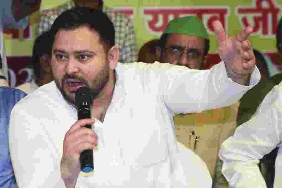 ₹20k cr spent on PM's rallies in Bihar since 2014, claims Tejashwi ₹20k cr spent on PM's rallies in Bihar since 2014, claims Tejashwi