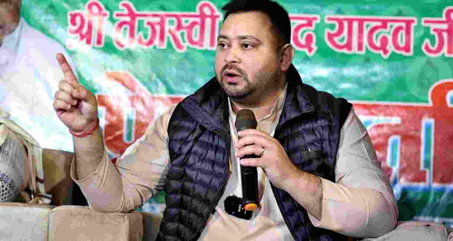 A file photo of RJD leader Tejashwi Yadav. 