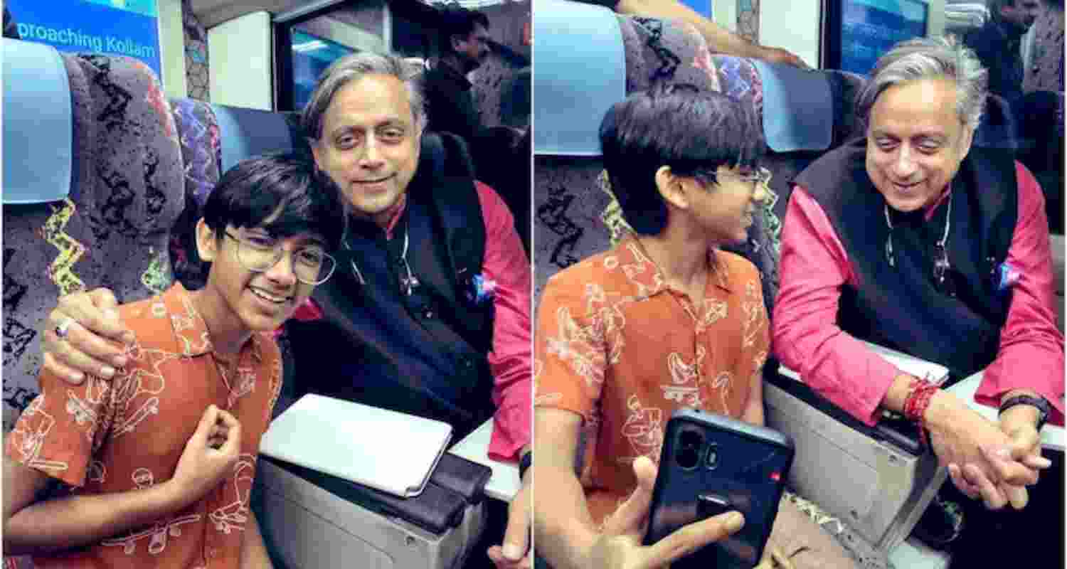 Shashi Tharoor meets Kerala teen coding AI in Indian languages