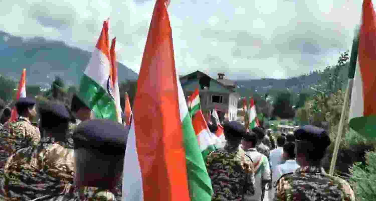 CRPF’s 33 Battalion holds Tiranga rally in Bhaderwah