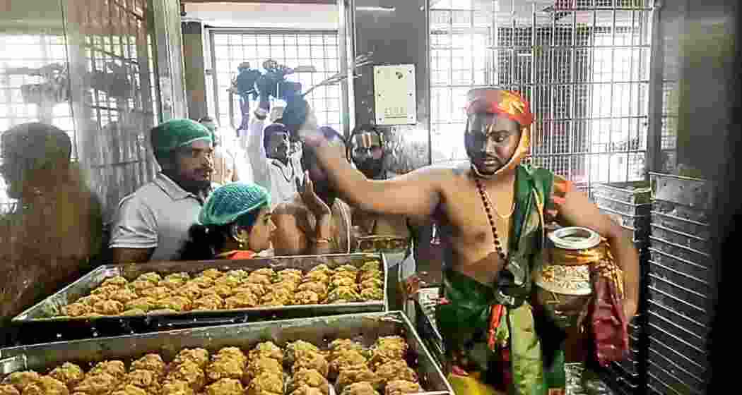 The Tirupati temple's laddu controversy has once again gained limelight as a Supreme Court-ordered SIT on Friday began investigating allegations of adulterated ghee usage in the sacred prasadam. The Tirupati temple's laddu controversy has once again gained limelight as a Supreme Court-ordered SIT on Friday began investigating allegations of adulterated ghee usage in the sacred prasadam.
