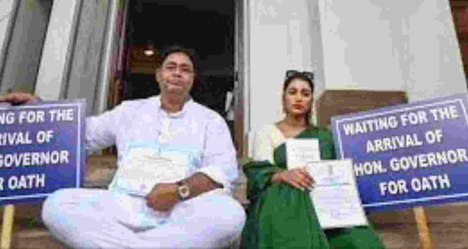 WB: TMC MLAs launch sit-in on Assembly premises on Thursday WB: TMC MLAs launch sit-in on Assembly premises on Thursday