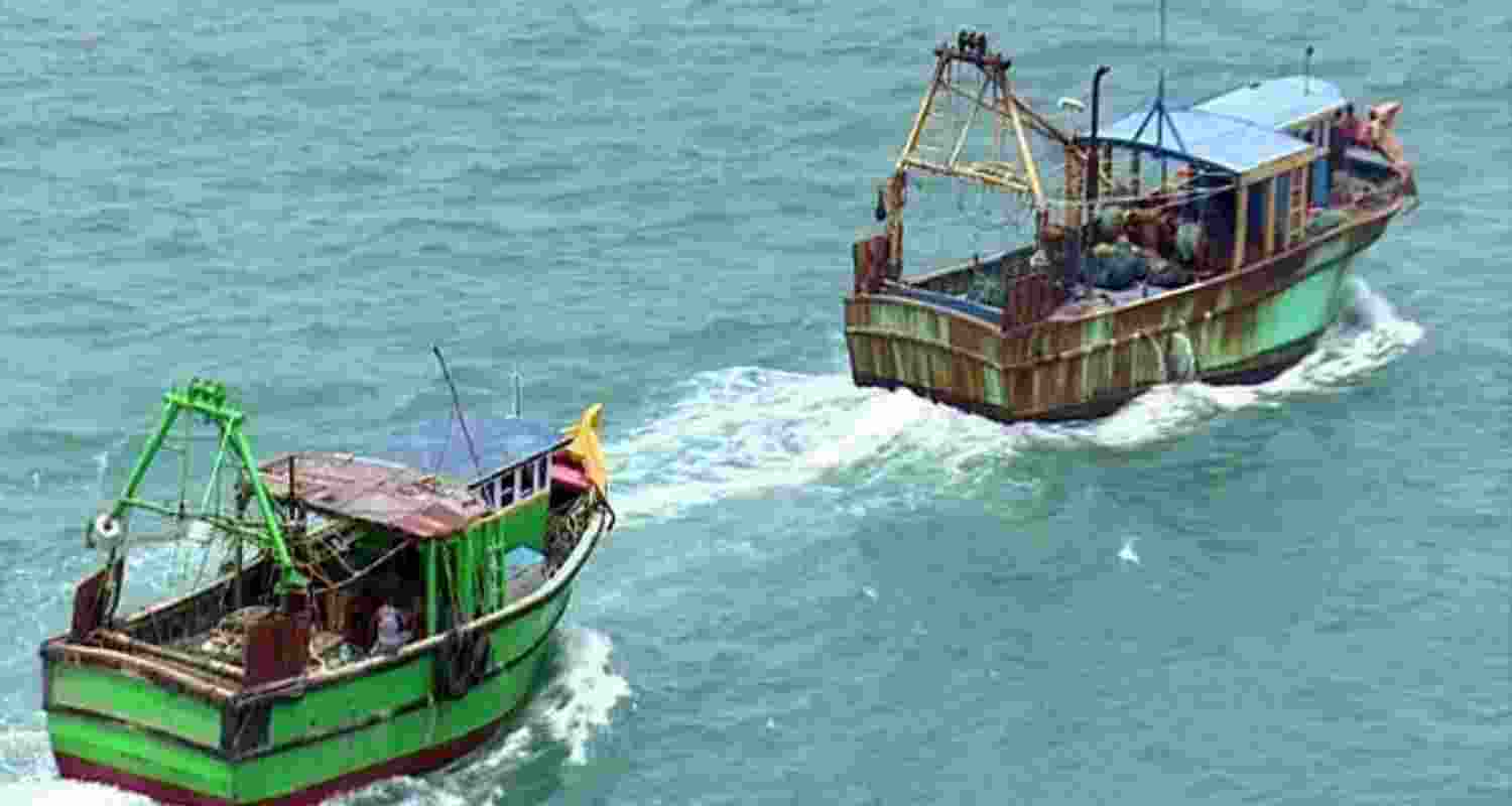 Four Tamil Nadu fishermen held by Sri Lankan Navy on Tuesday 