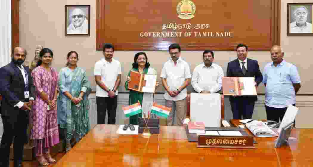 File photo of Tamil Nadu Chief Minister M.K. Stalin with representatives of UN Women council. (Representational image)