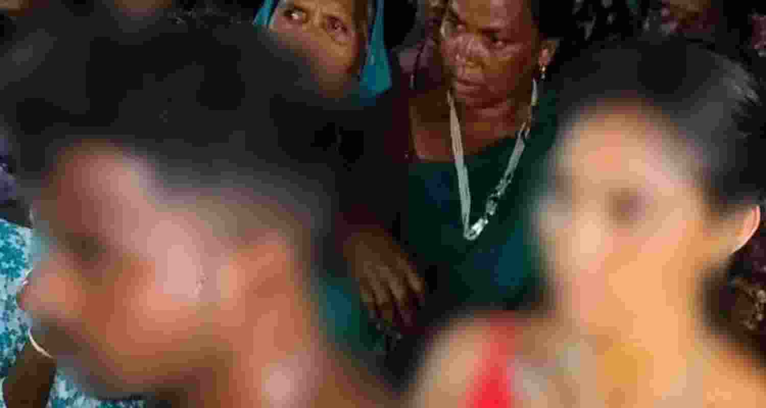 A woman was allegedly paraded semi-naked in Jharkhand's Pakur over an alleged affair. Police booked seven named accused and over 30 unidentified people.