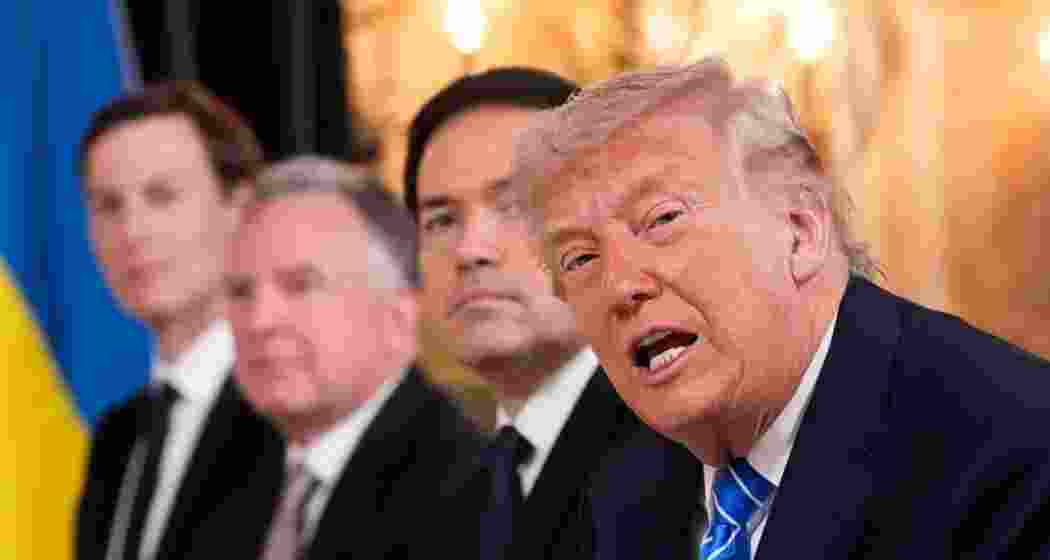 Donald Trump with Jared Kushner, Steve Witkoff and Marco Rubio. (Photo: AP)