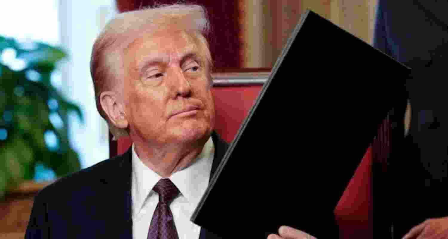 A file photo of United States President Donald Trump.