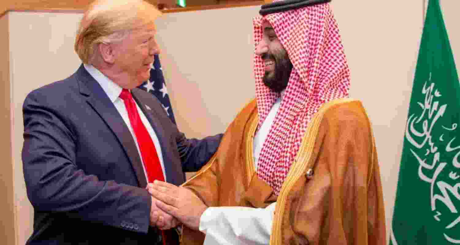 US President Donald Trump and Saudi Arabia’s Crown Prince Mohammed Bin Salman. File photo. US President Donald Trump and Saudi Arabia’s Crown Prince Mohammed Bin Salman. File photo.