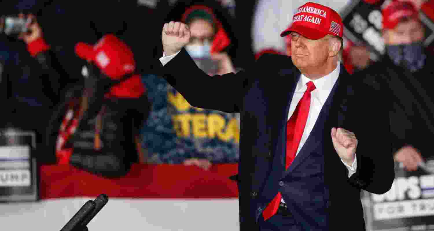 US President-elect Donald Trump during a rally. Image via X. US President-elect Donald Trump during a rally. Image via X.