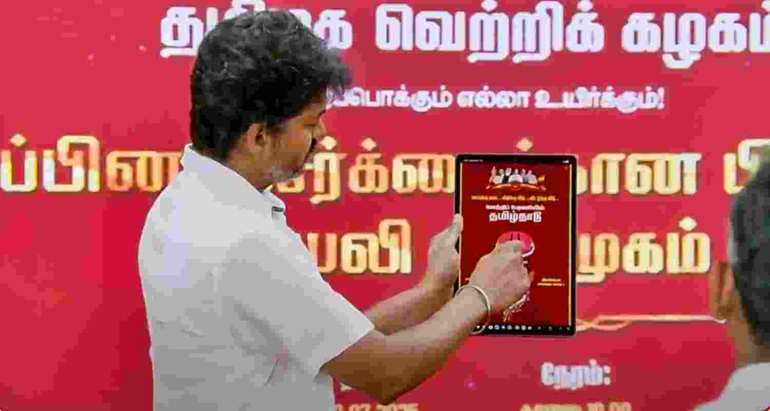 Actor-Politician Vijay unveils 'My TVK' ahead of TN 2026 polls