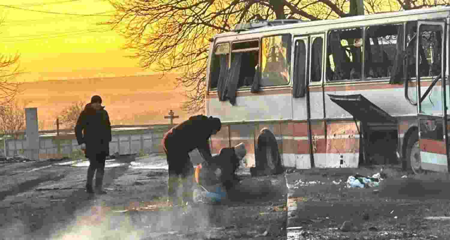 At least 15 Ukrainian miners were killed in a Russian drone strike on a bus in Dnipropetrovsk, days before renewed Ukraine-Russia talks in the UAE. At least 15 Ukrainian miners were killed in a Russian drone strike on a bus in Dnipropetrovsk, days before renewed Ukraine-Russia talks in the UAE.