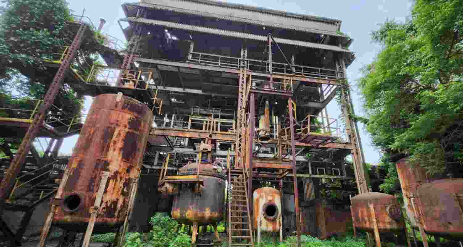 The abandoned Union Carbide plant in Bhopal, Madhya Pradesh.