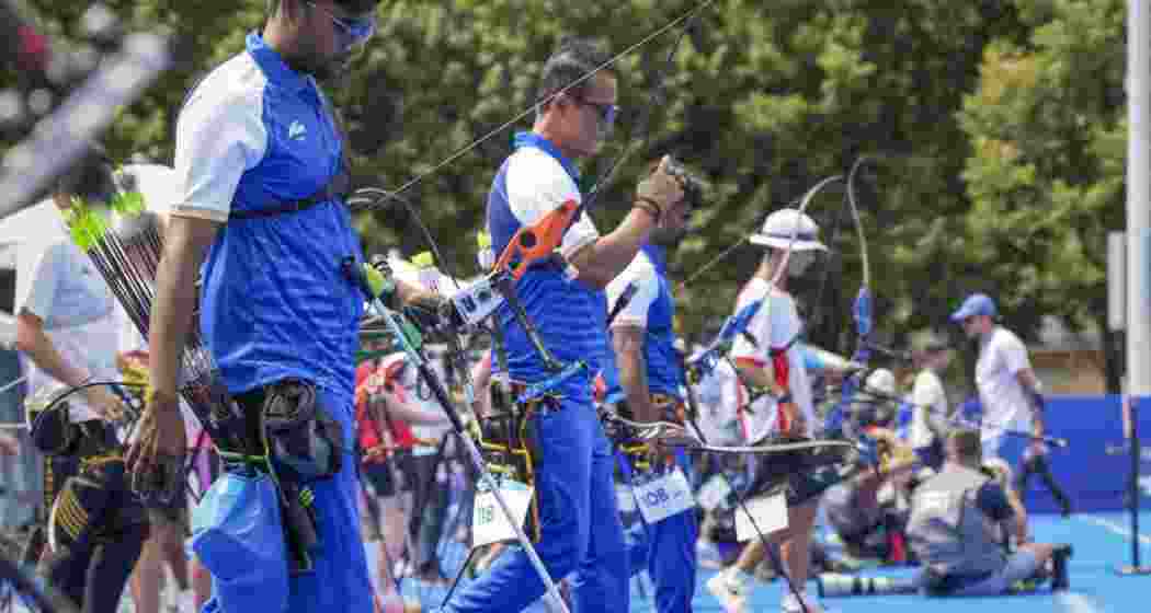 Team Bonding for Men Archery squad at Paris Olympics. Team Bonding for Men Archery squad at Paris Olympics.