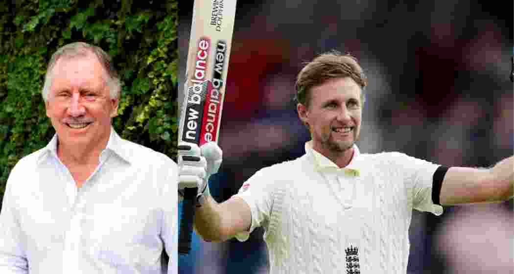 (L-R) Australia's former cricketer Ian Chappell and England's Joe Root. (L-R) Australia's former cricketer Ian Chappell and England's Joe Root.