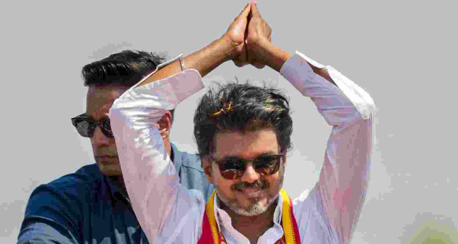 Tamilaga Vettri Kazhagam's chief Vijay.