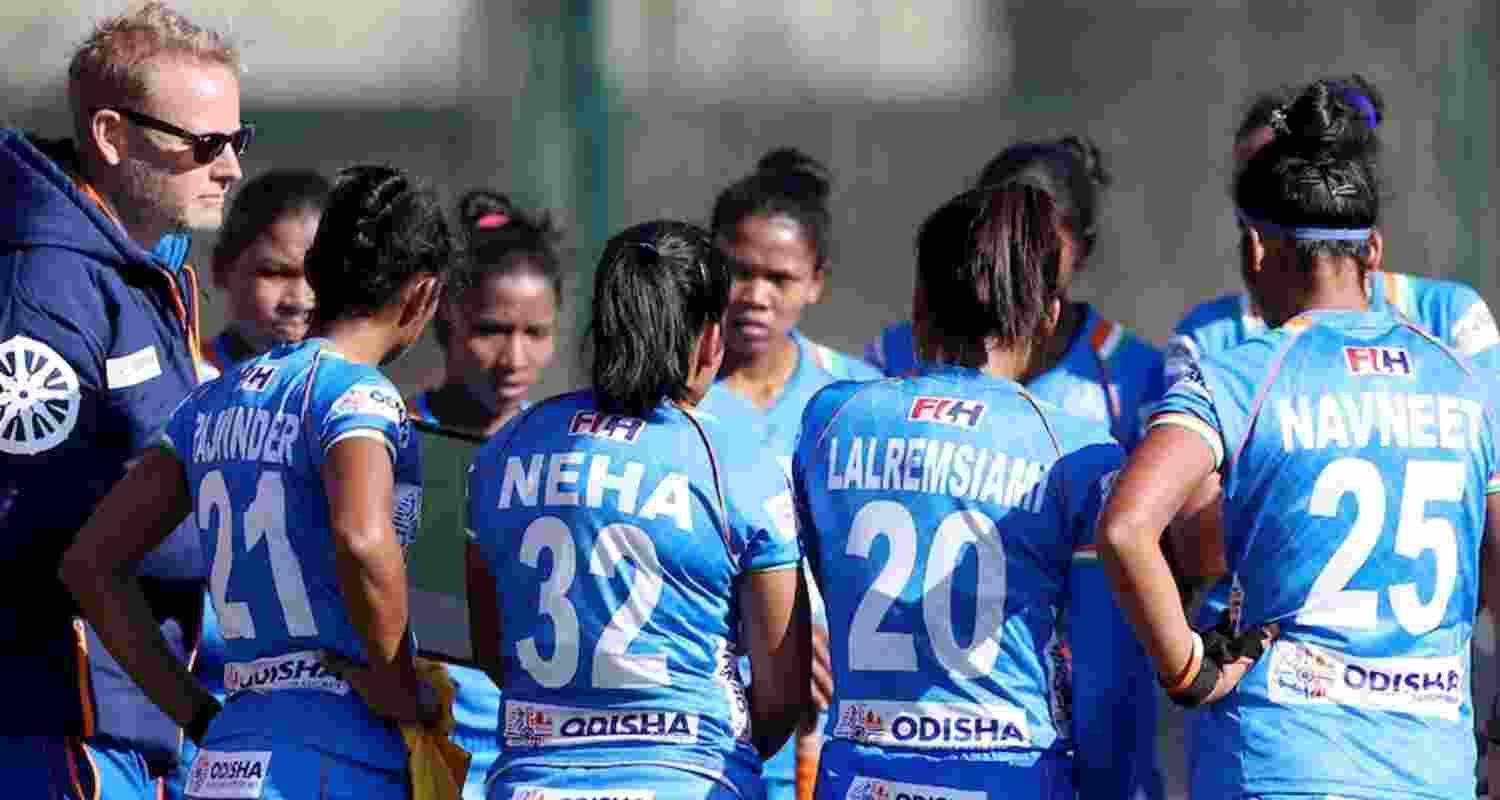 Indian women hockey team.