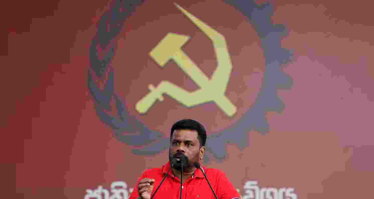 Sri Lanka President, Anura Kumara Dissanayake, during a speech in May, 2025, in Colombo