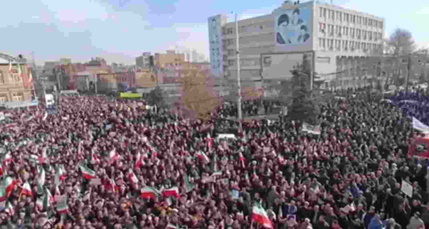 Protests in Iran.
