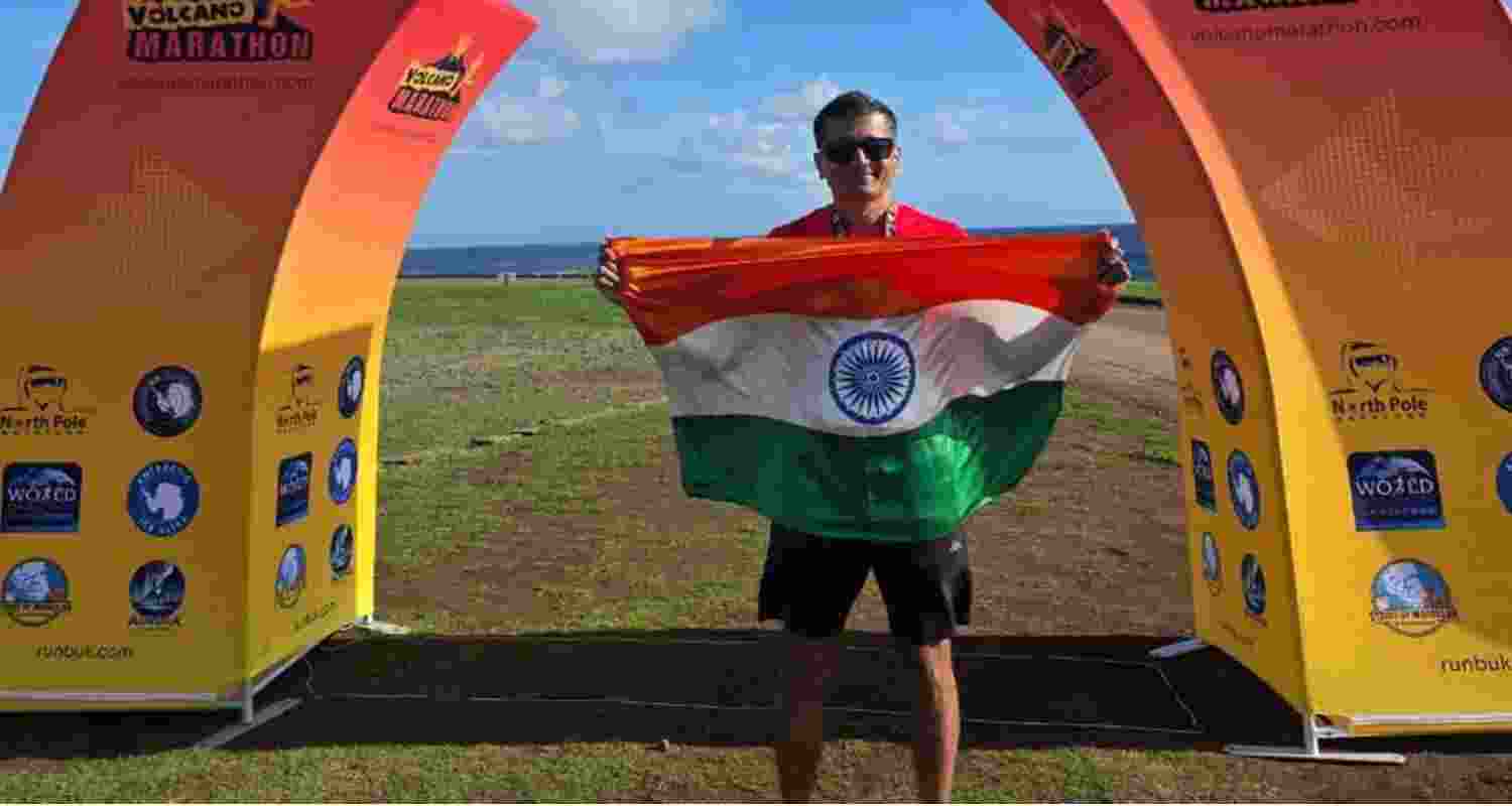  Kolkata-based entrepreneur, explorer and endurance runner Ram Gopal Kothari. 