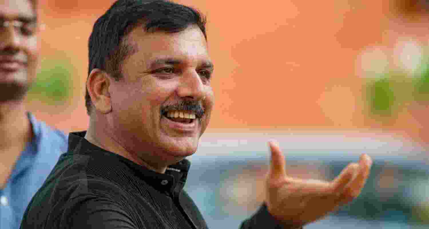 Sanjay Singh Returns to Rajya Sabha After Suspension Ends. Sanjay Singh Returns to Rajya Sabha After Suspension Ends.