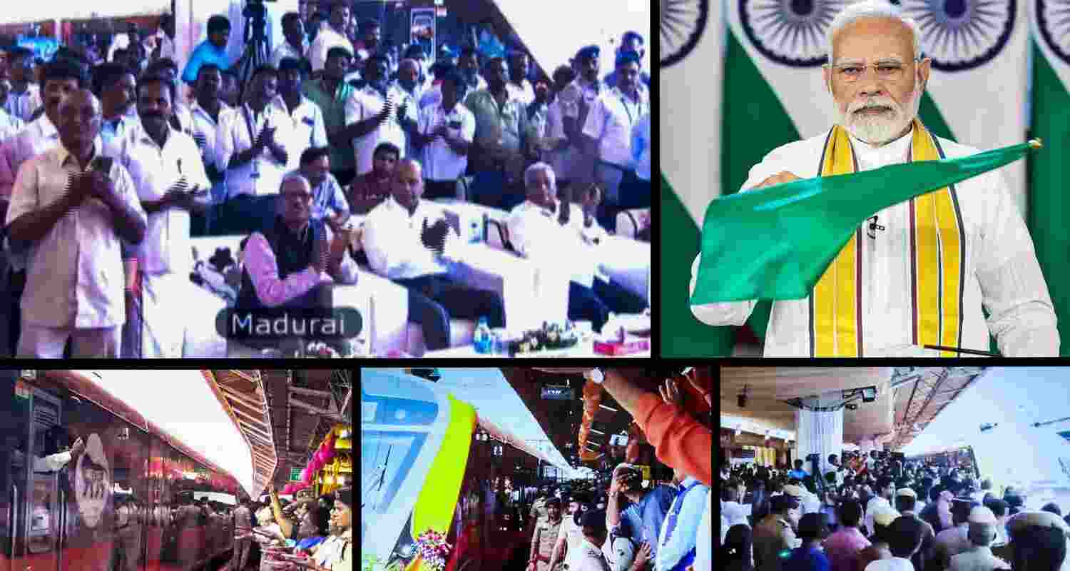 PM Modi Highlights Vande Bharat As Face Of Modern Railways. PM Modi Highlights Vande Bharat As Face Of Modern Railways.