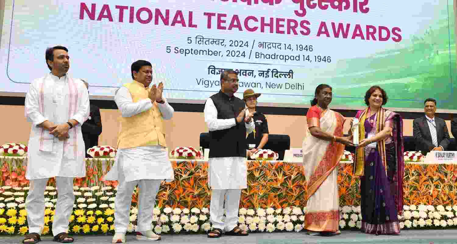 President Droupadi Murmu Confers National Teachers’ Award 2024 To 82 Selected Teachers, Today. President Droupadi Murmu Confers National Teachers’ Award 2024 To 82 Selected Teachers, Today.