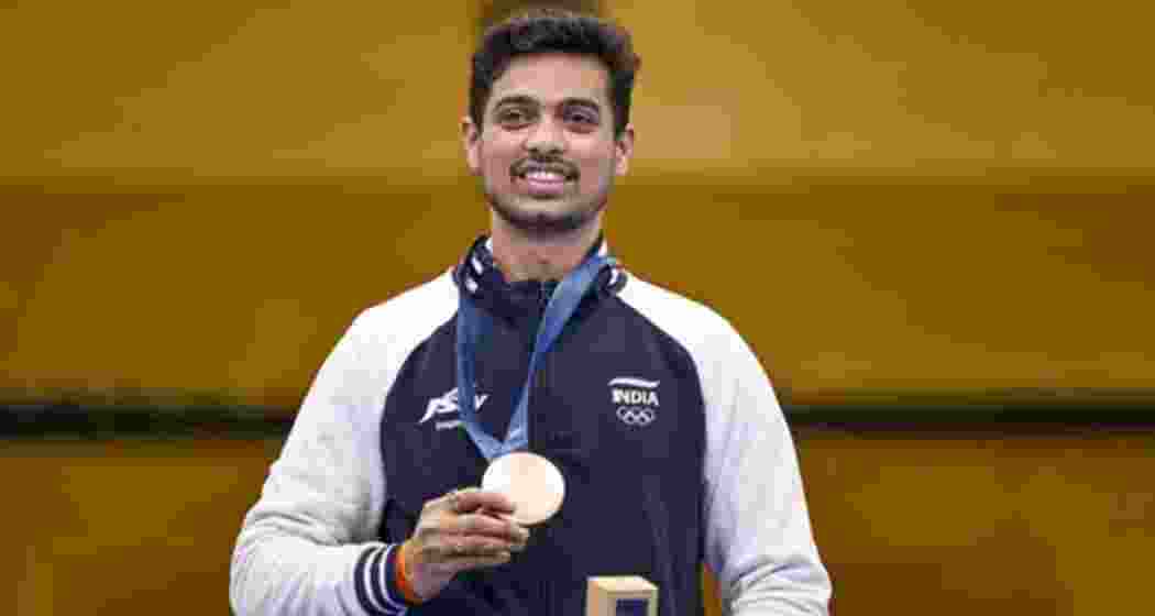 Paris Olympian Swapnil Kusale. 