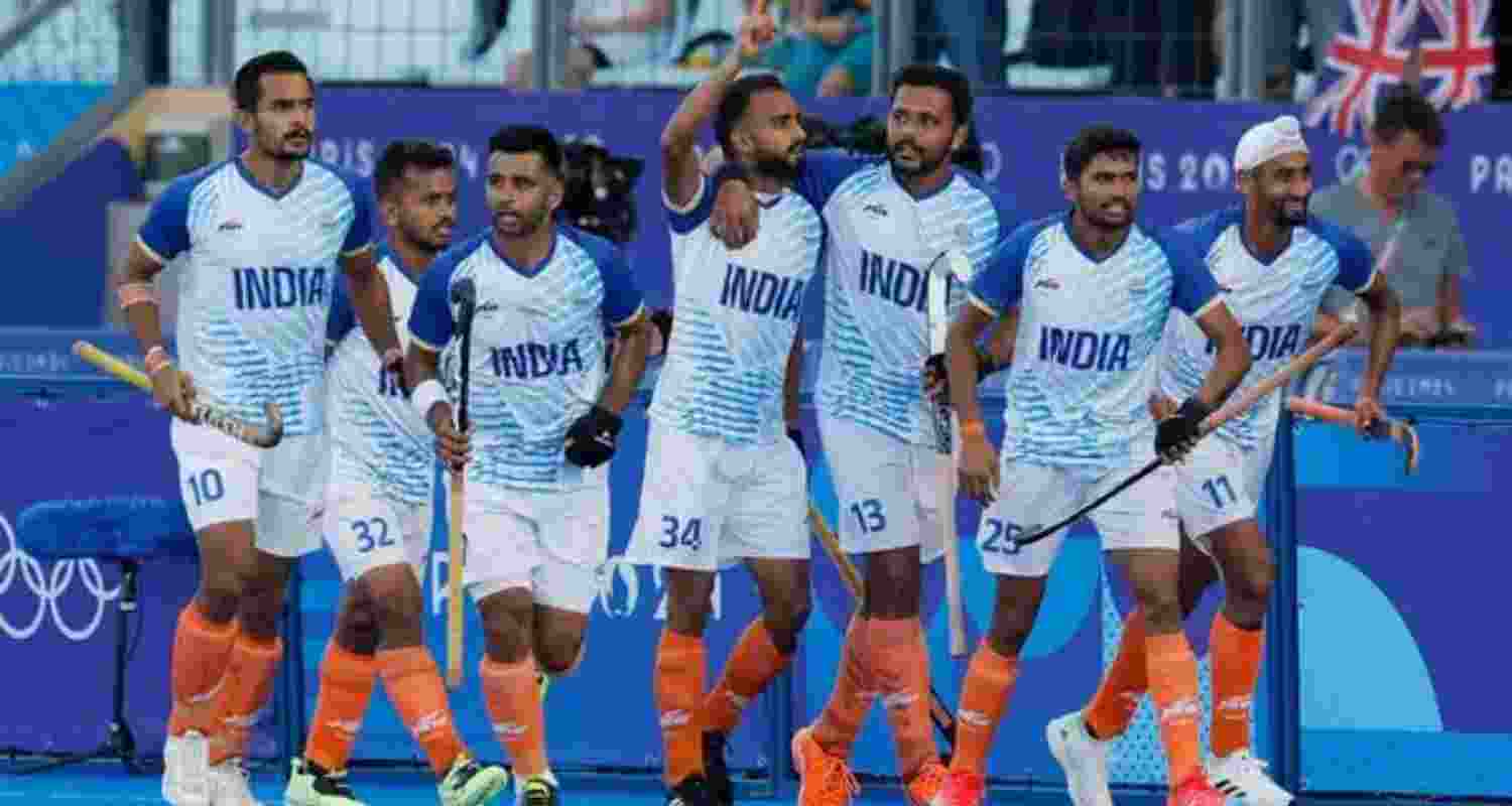 Indian Hockey team at Paris Olympics. File Photo. Indian Hockey team at Paris Olympics. File Photo.