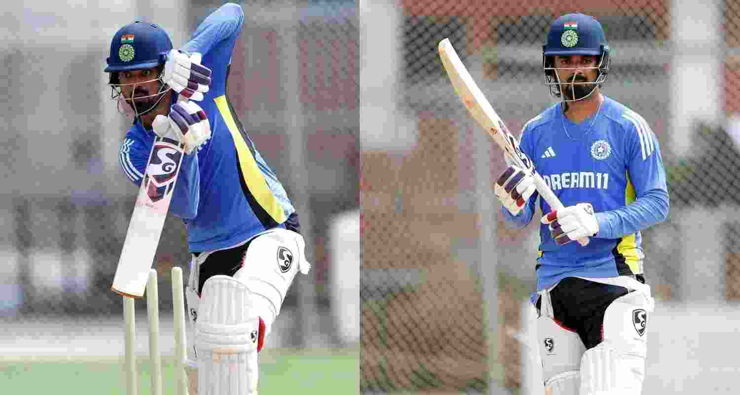 KL Rahul. Images taken from X. 