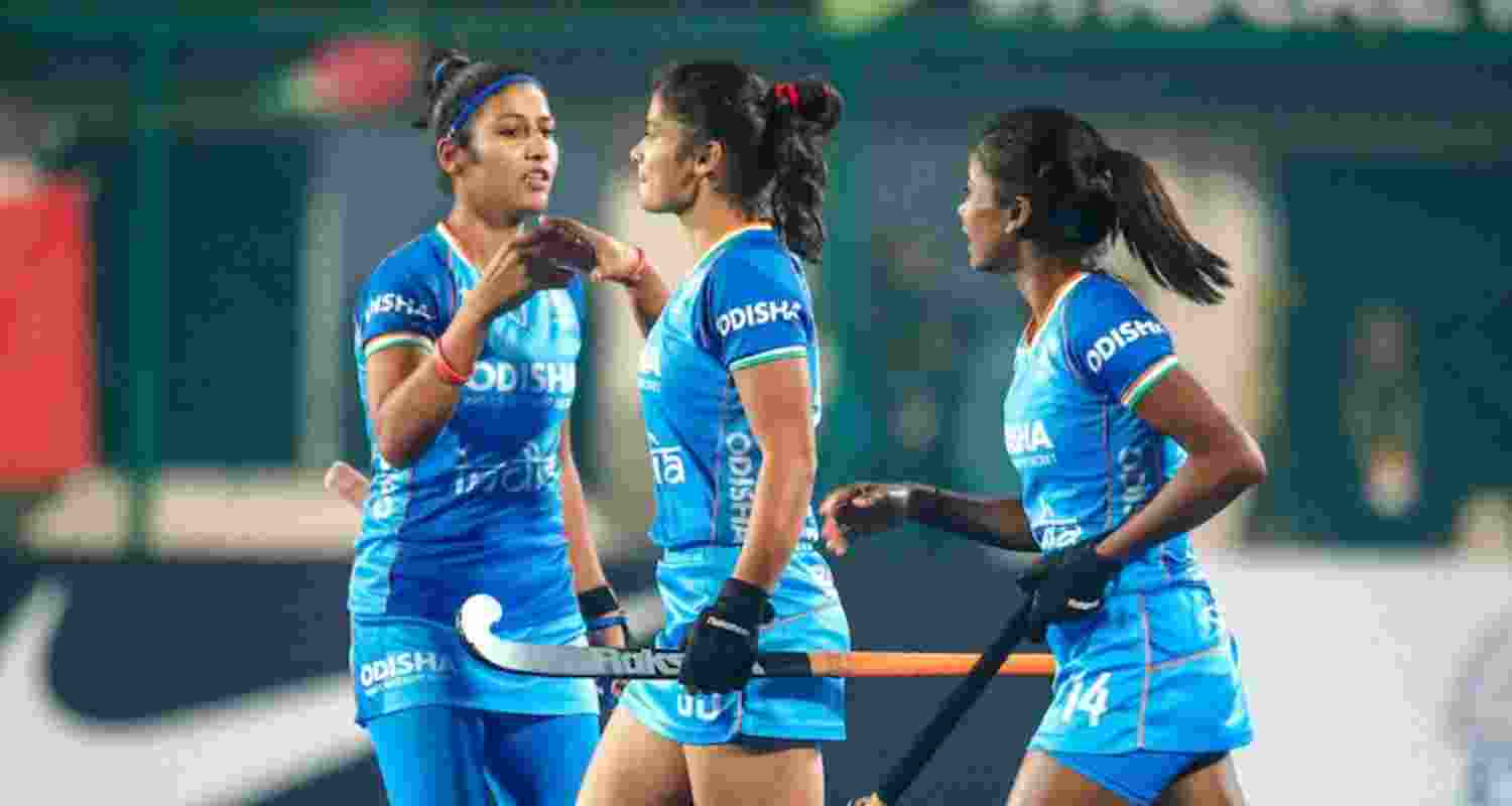India women's hockey. Image: Hockey India. 