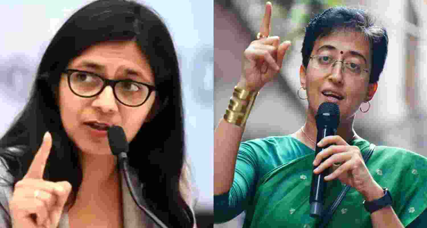 Swati Maliwal accuses Delhi CM Atishi over road conditions. Swati Maliwal accuses Delhi CM Atishi over road conditions.