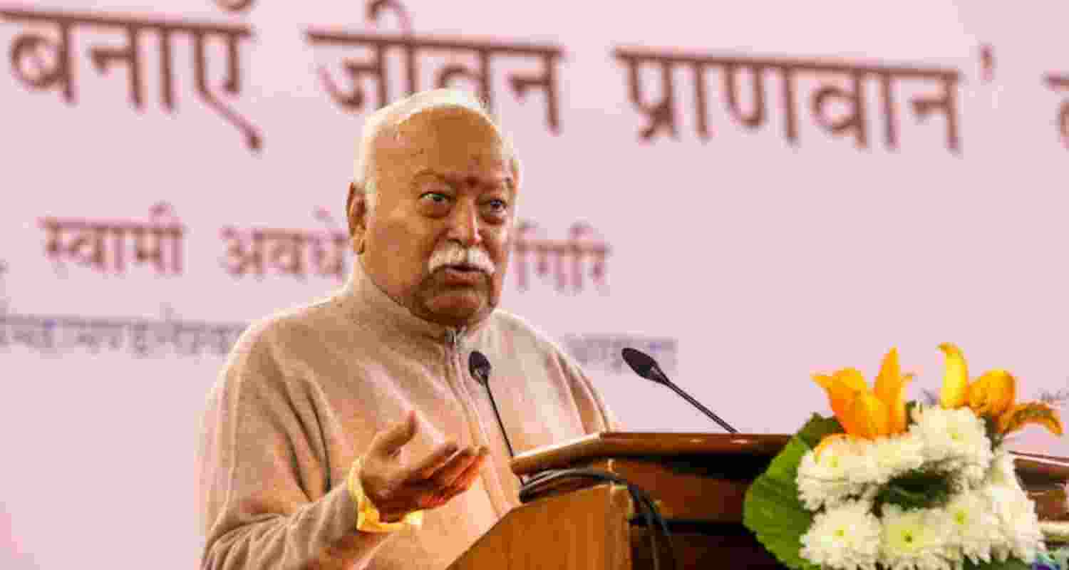 RSS Chief Mohan Bhagwat calls for three children per family to sustain population.