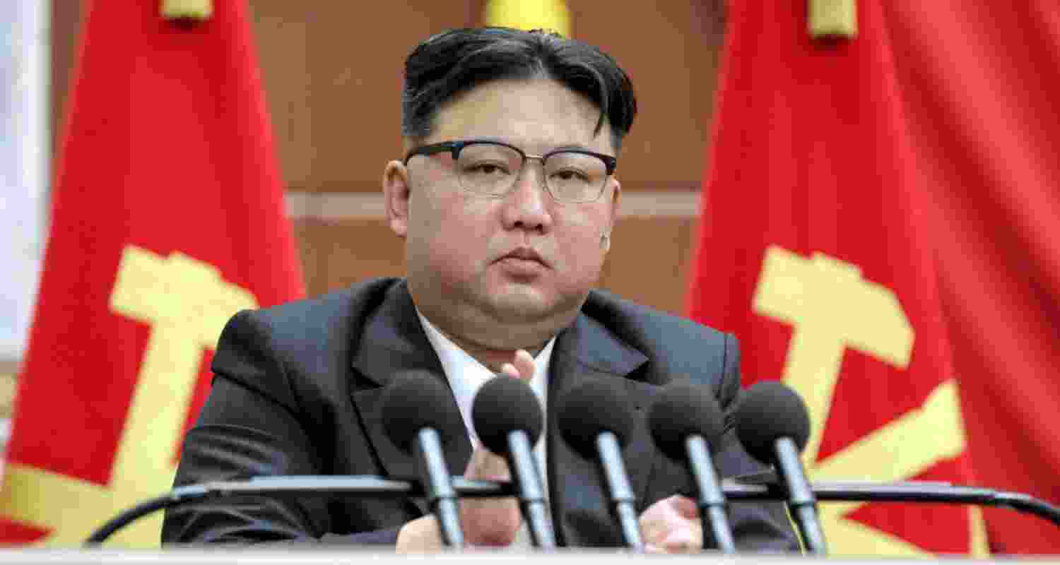 Kim Jong Un calls US, Japan, South Korea alliance a threat.