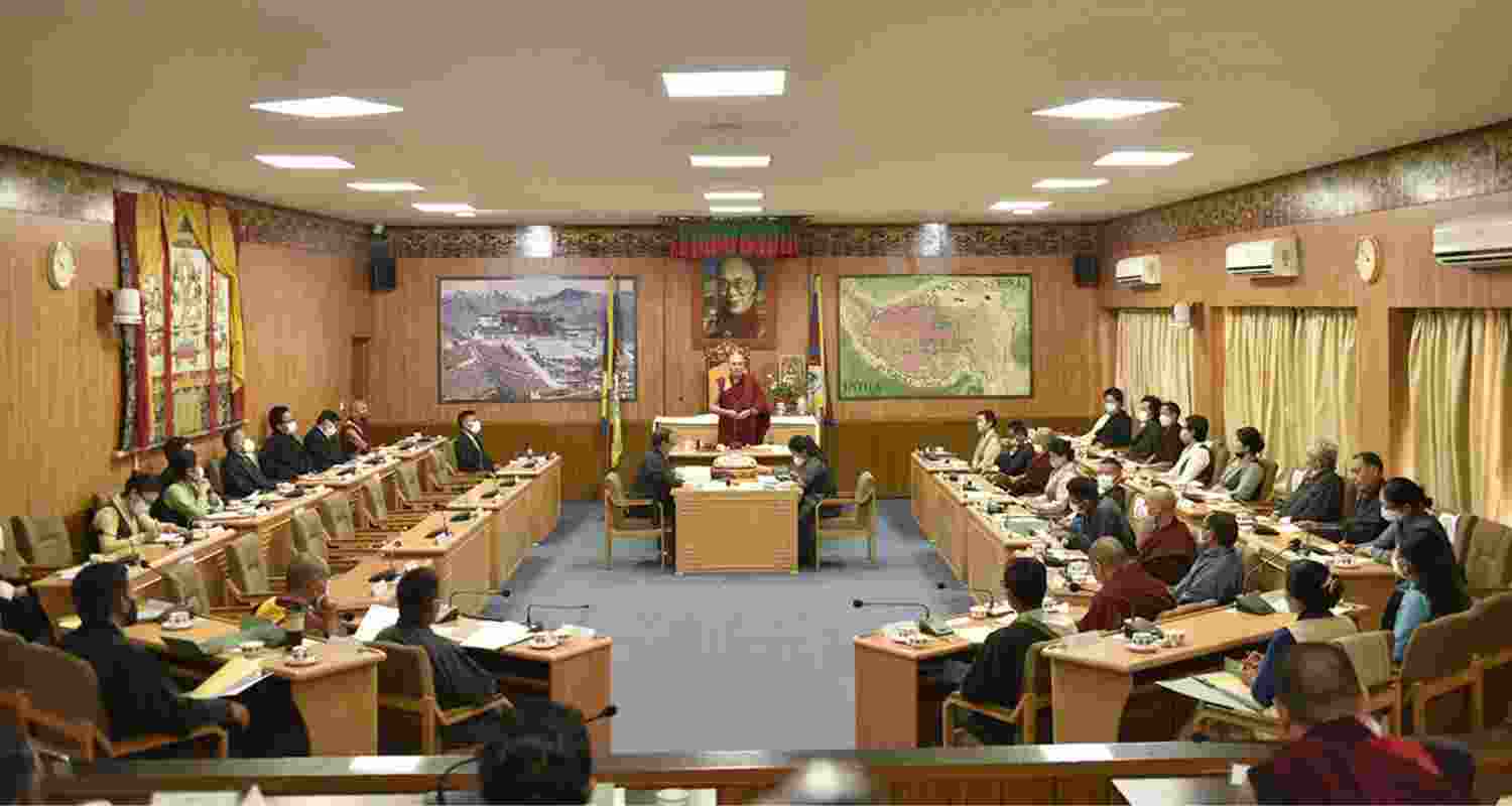 Tibet Parliament's resolution rejects China’s claims and asserts Tibet’s sovereignty. File Photo Of Tibetan Parliament.