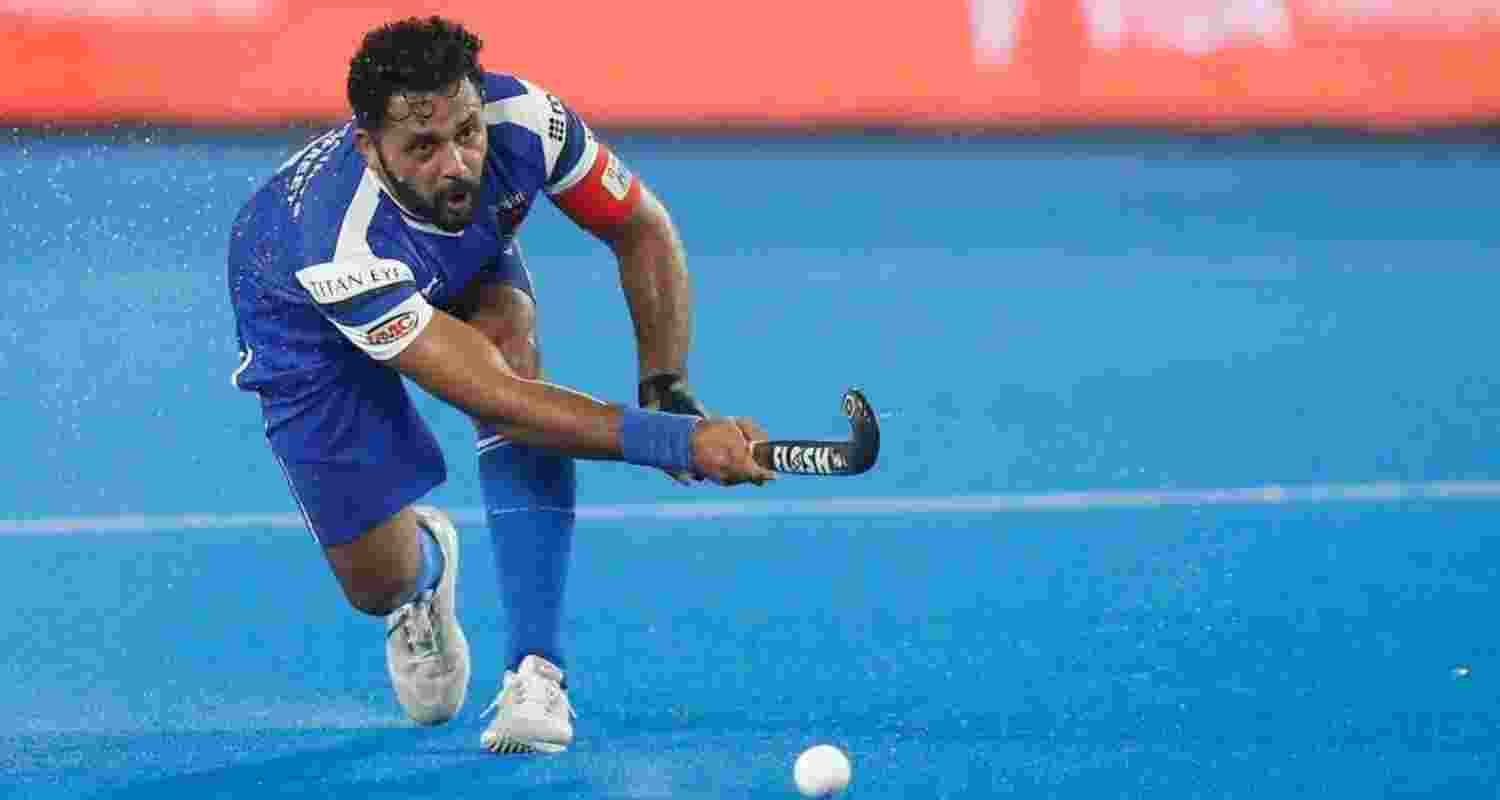 Harmanpreet Singh reflects on Soorma Hockeys winning start. Harmanpreet Singh reflects on Soorma Hockeys winning start.