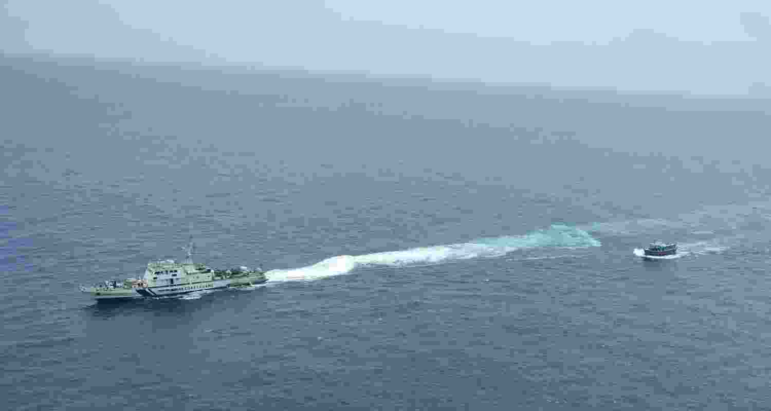 Coast Guard drug bust leads to 20 year jail for eight. File Photo.