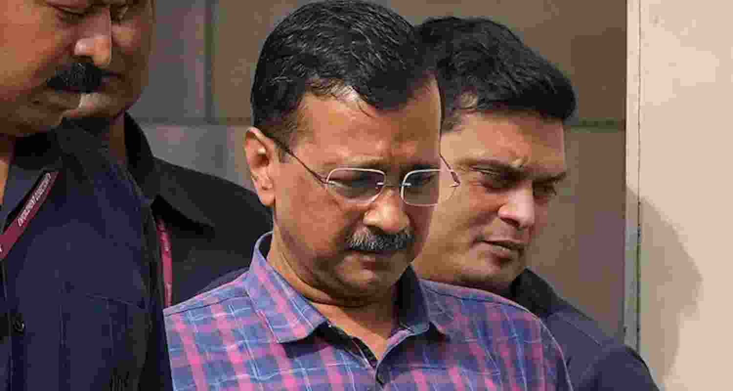 CAG report reveals lapses in Delhi liquor policy rollout. Image - Arvind Kejriwal File Photo. CAG report reveals lapses in Delhi liquor policy rollout. Image - Arvind Kejriwal File Photo.