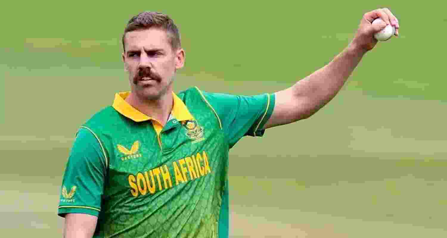 Nortje’s injury confirmed ahead of Champions Trophy 2025.