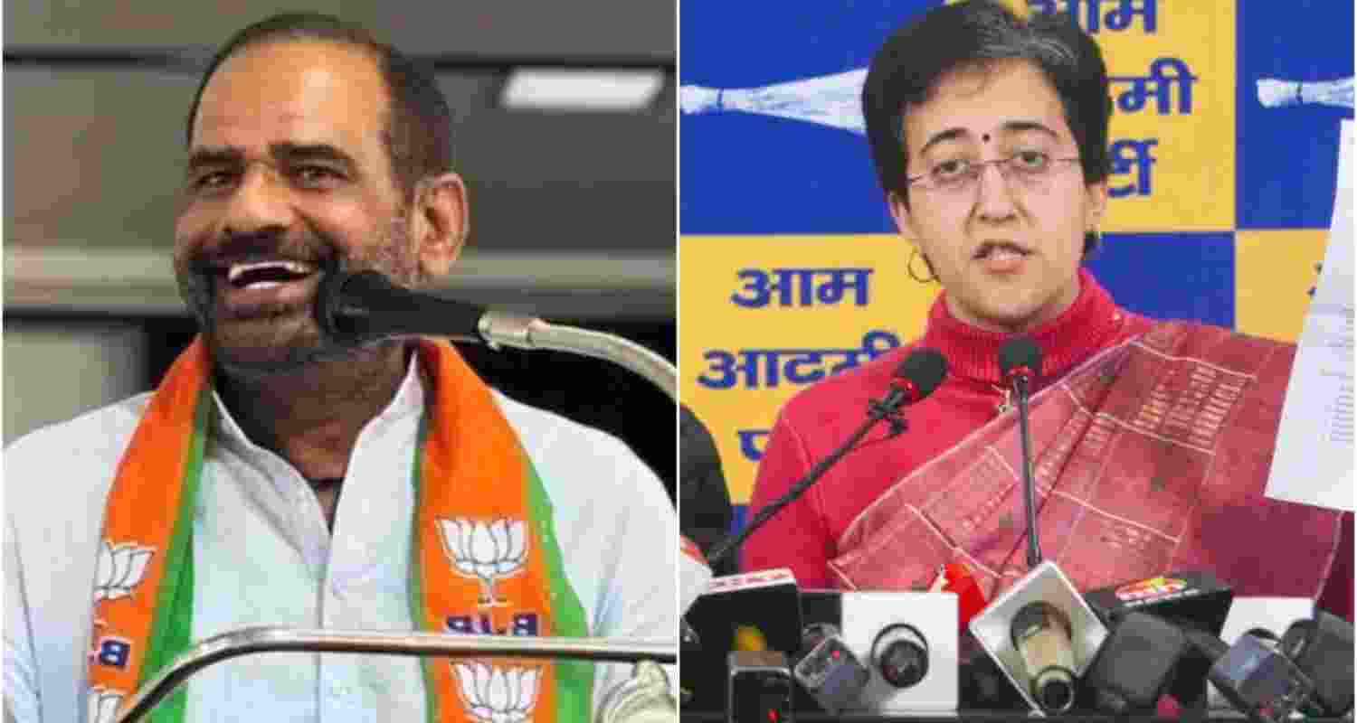 BJP leader Bidhuri alleges Atishi’s parents opposed Afzal Guru execution.