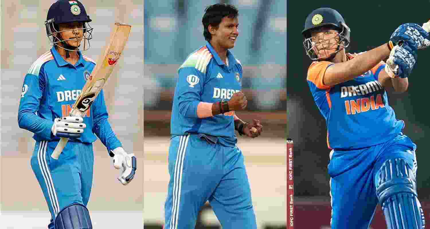Smriti Mandhana, Richa Ghosh, Deepti Sharma in ICC XI of the Year.