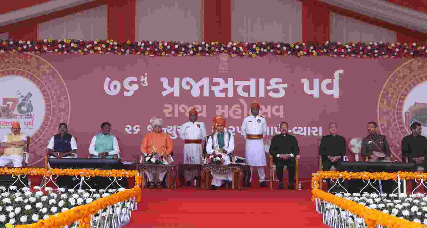 CM Patel highlights Gujarat role in national progress. CM Patel highlights Gujarat role in national progress.