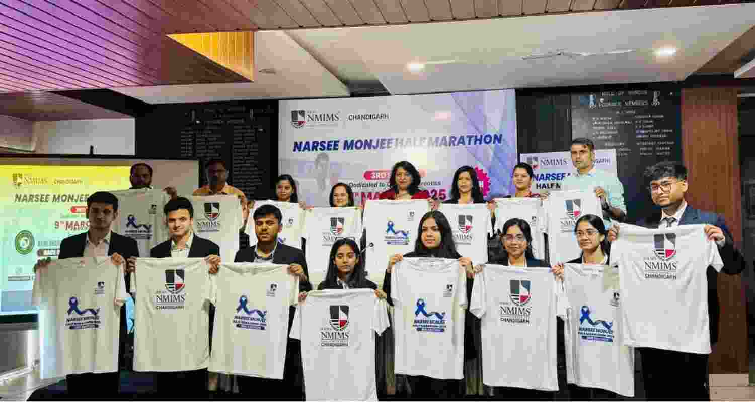 NMIMS Chandigarh Half Marathon 2025 Prepares To Promote Health Awareness.
