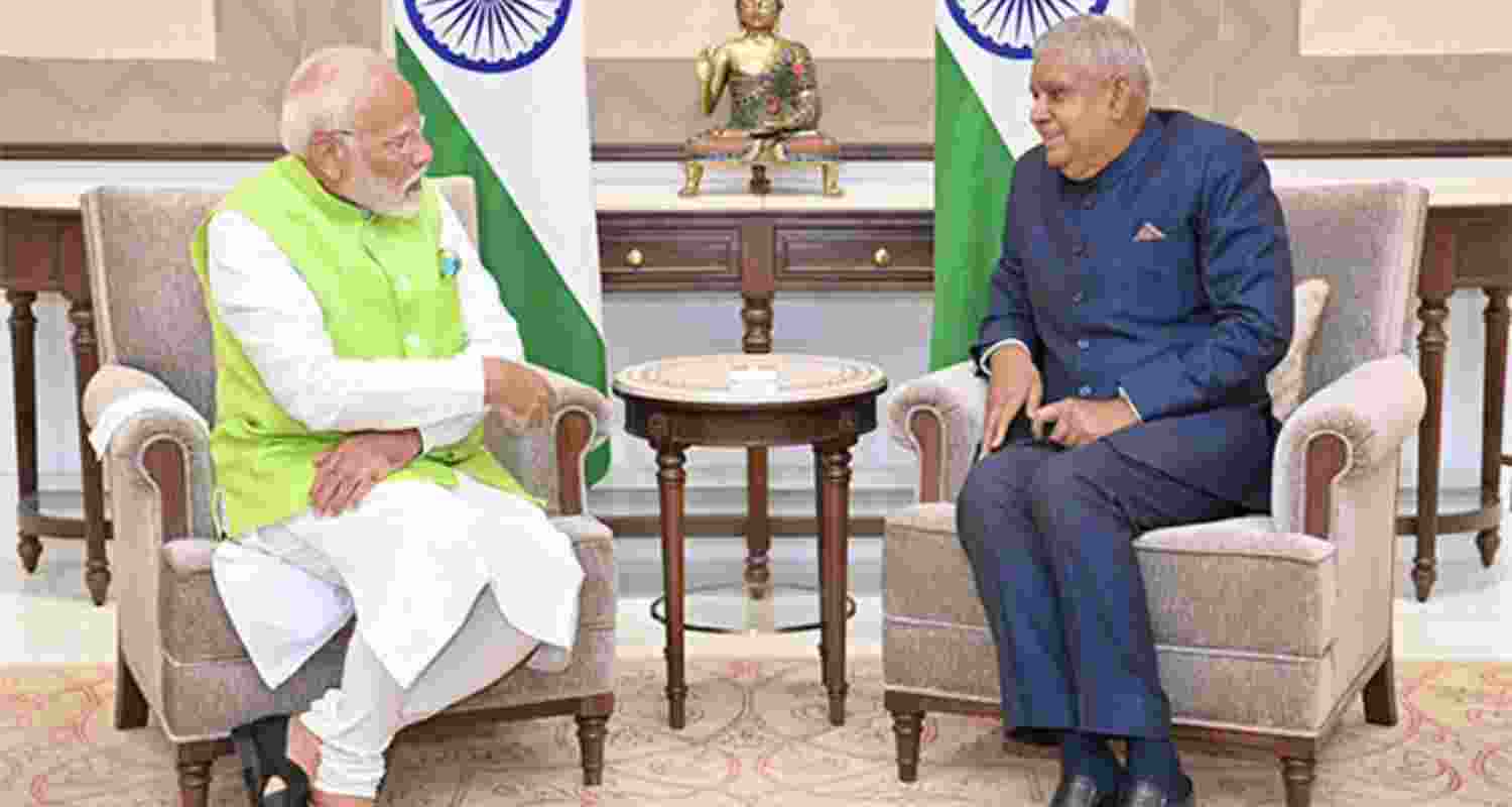 VP Dhankhar hospitalized at AIIMS, PM Modi expresses concern.