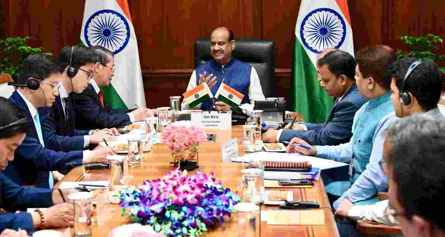 Om Birla shares insights on digital governance with Vietnam.