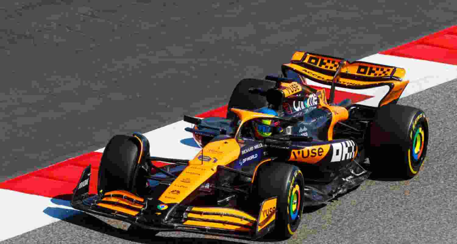 Oscar Piastri claims maiden pole at Chinese Grand Prix.