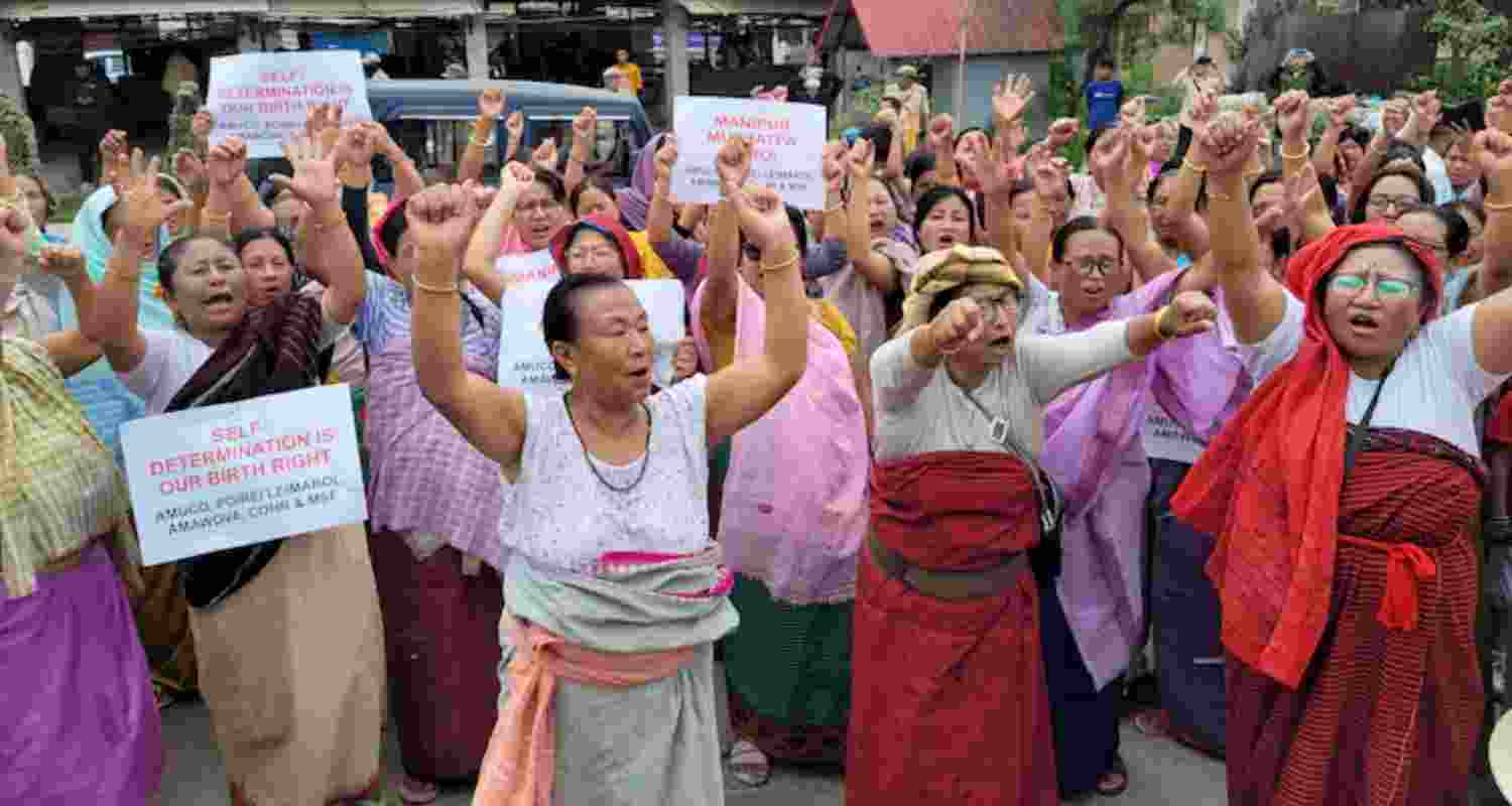 Bus row sparks statewide protests across Manipur.