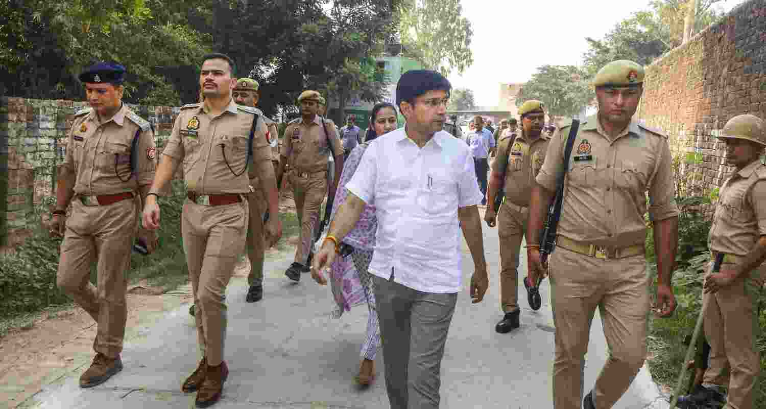 Chandausi Eid prayers held inside Eidgahs.