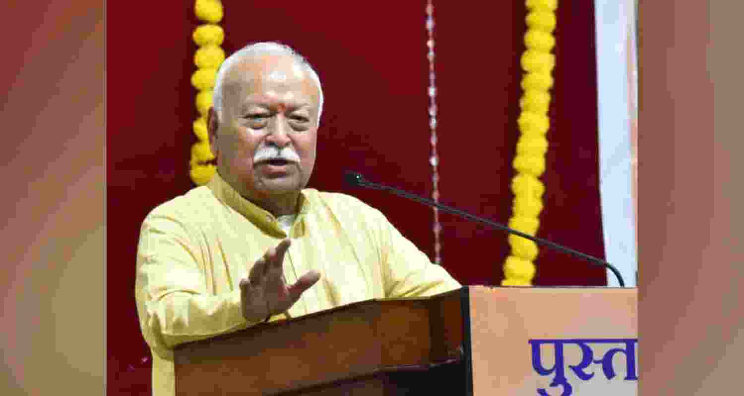 RSS Chief Mohan Bhagwat Denies Solo Credit for Freedom of India.